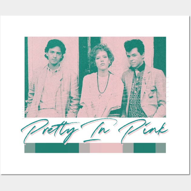 Pretty In Pink ††††† 80s Movie Fan Design Wall Art by unknown_pleasures